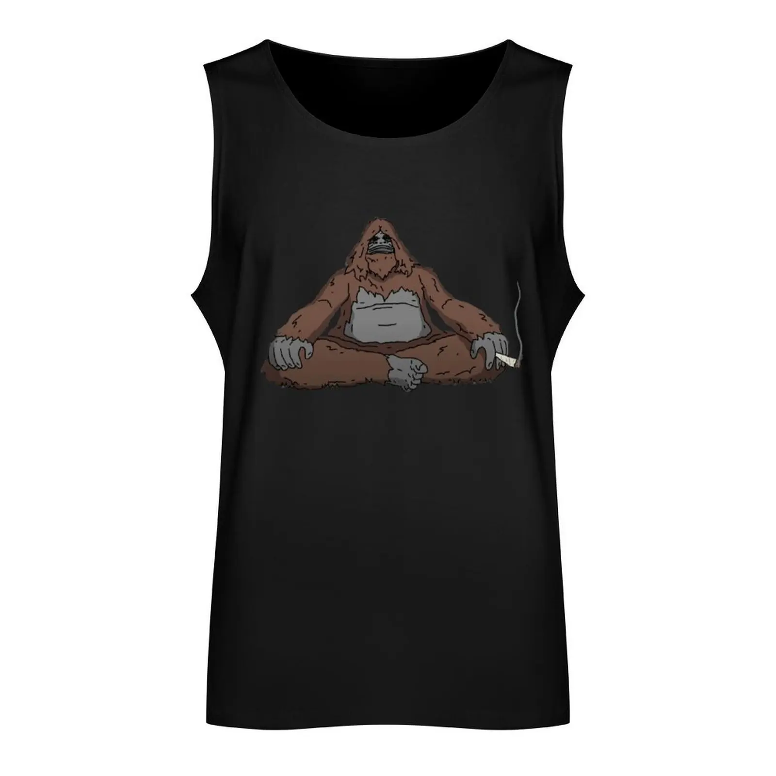 Sassy the Sasquatch Tank Top gym t-shirts Japanese t-shirt