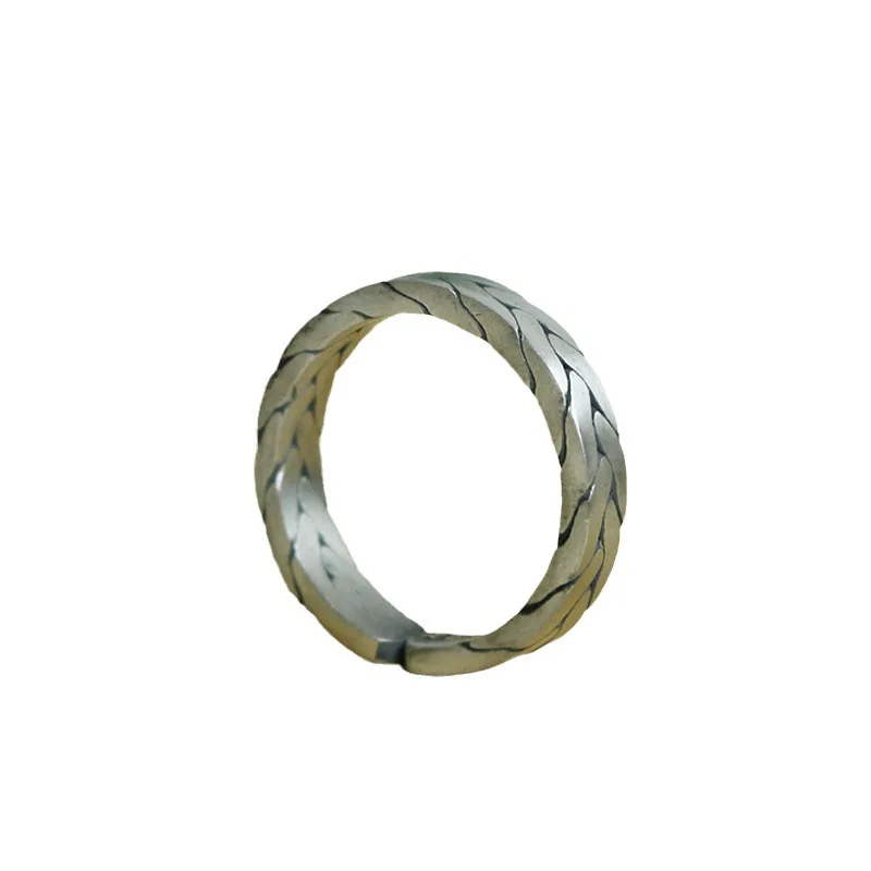 Women's 925 Sterling Silver Adjustable Couple Ring