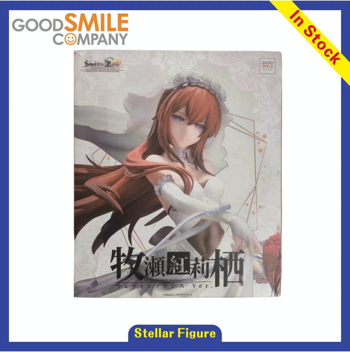 【SF】GSC Steins;Gate Makise Kurisu Wedding Dress Proportion 1/7 Model Collection Anime