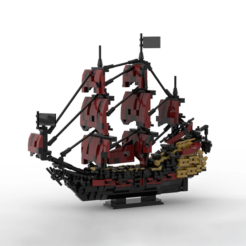 

1149pcsmoc classic popular movie pirate ship model queen Anne's revenge collection series toys children's Christmas gift