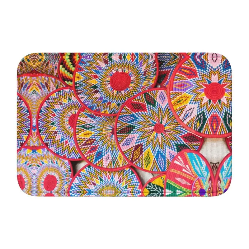 Custom Ethiopian Habesha Art Front Door Floor Entrance Welcome Mats  Kitchen Bathroom Doormat Bedroom  Room Carpet Rug Footpad