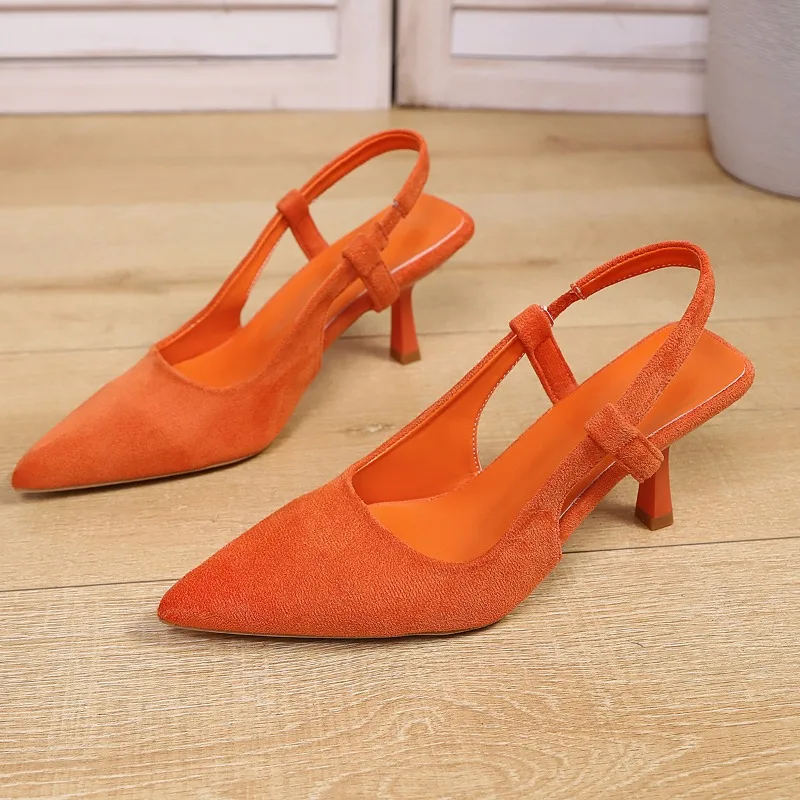 خنجر المرأة حذا فردي للسيدات 2025 ربيع جديد الأزرق أشار تو حذا فردي للسيدات رحلة الظهر حزام ملفوفة تو الصنادل