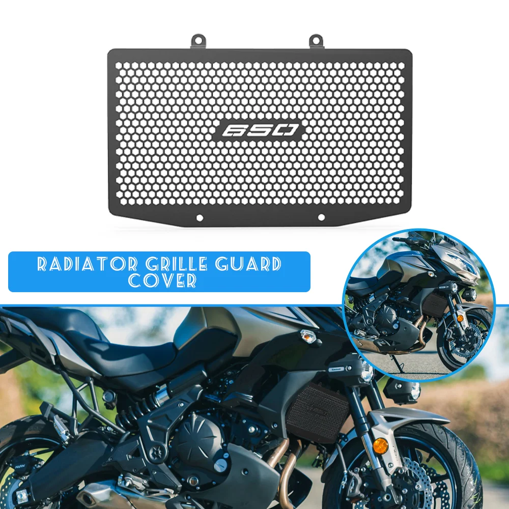 Motorcycle Radiator Grille Guard Protector Cover Parts FOR KAWASAKI Versys 650 KLE650/ABS KLE 650 VERSYS/ABS 2006 2007-2009 2008