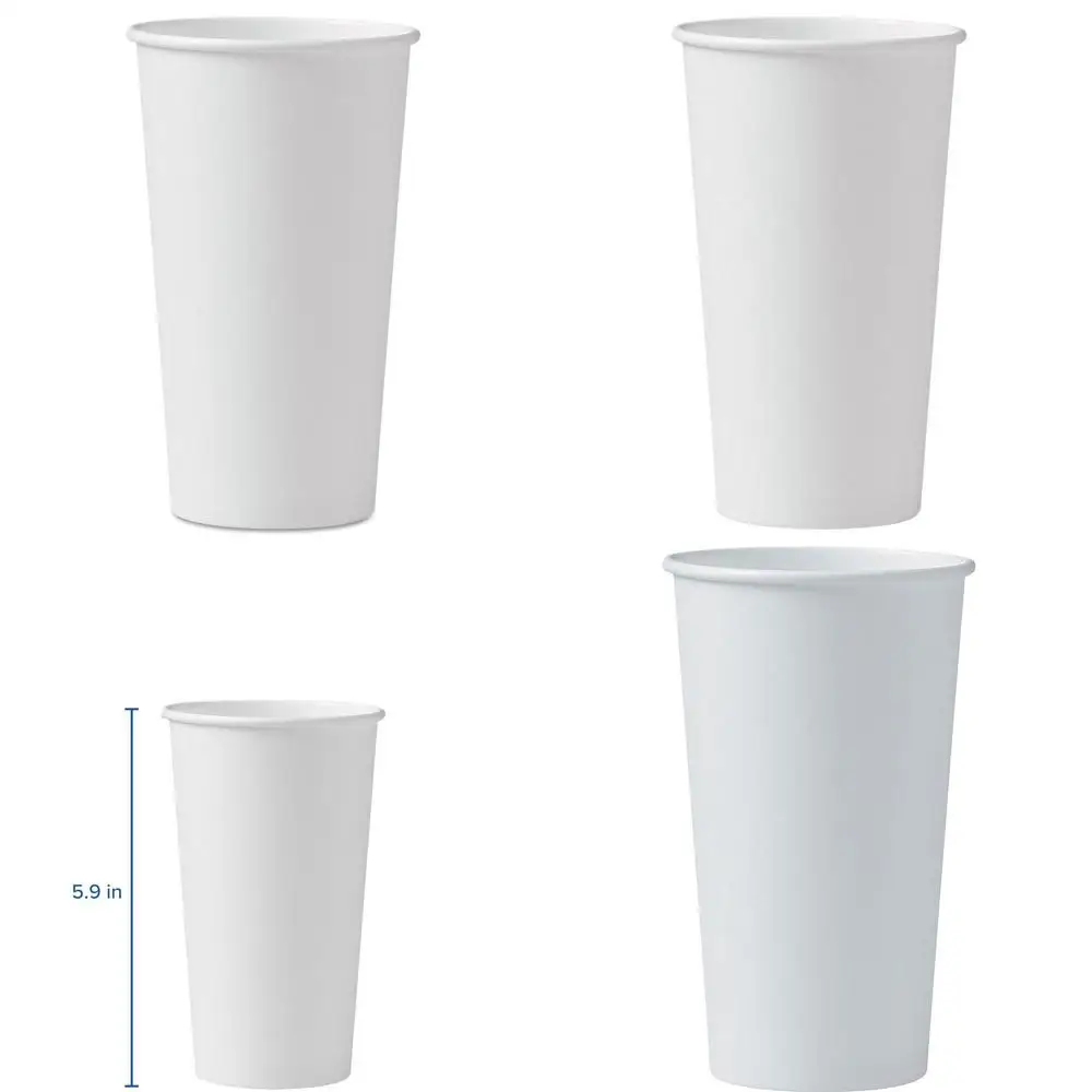 

20 oz White Paper Hot Cup, 420W-2050, Case of 600