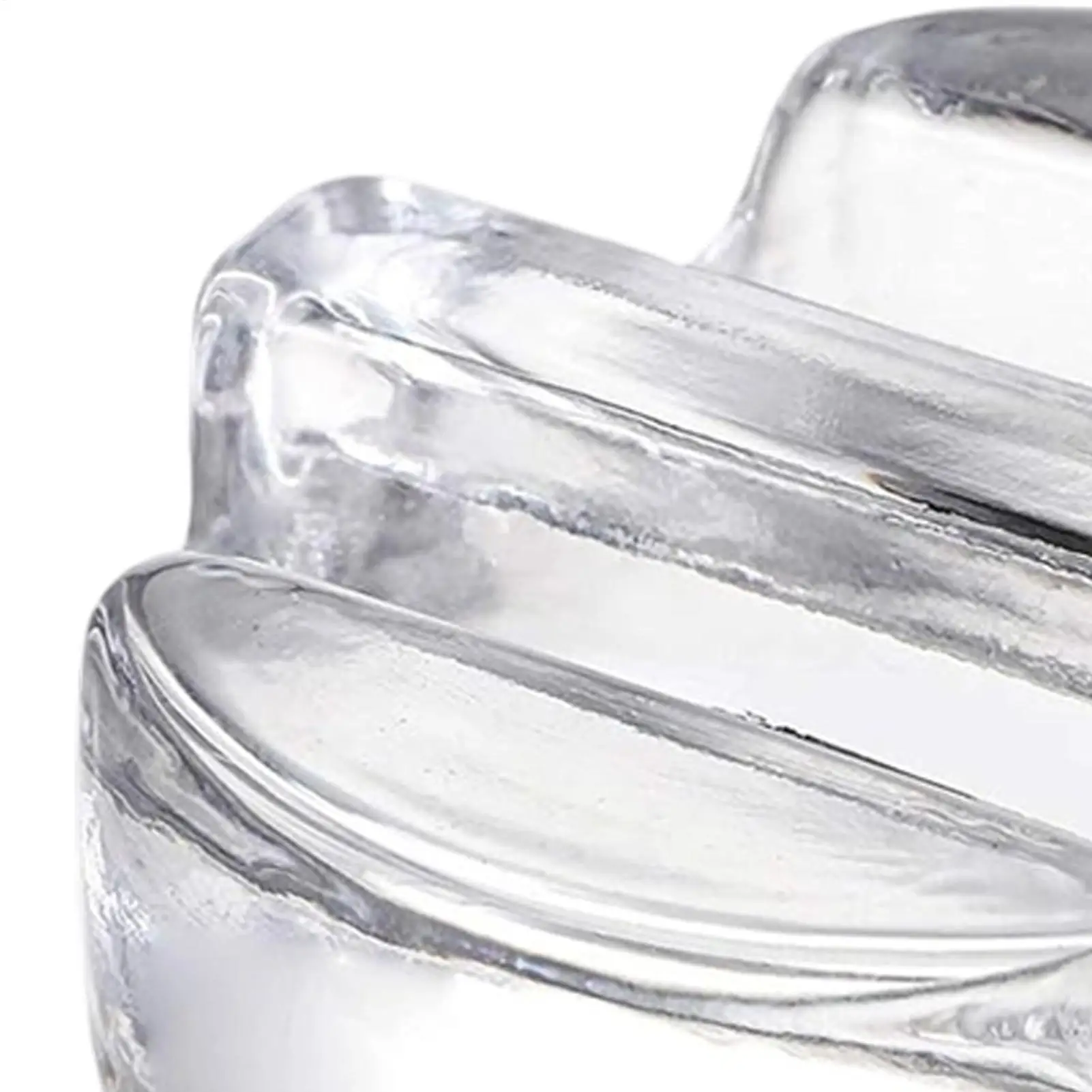 Glass Fermentation Weights Flat Bottom Clear Easy Grip Stones Pickles Fermentation Glass Weights For Cabbage Hot Peppers