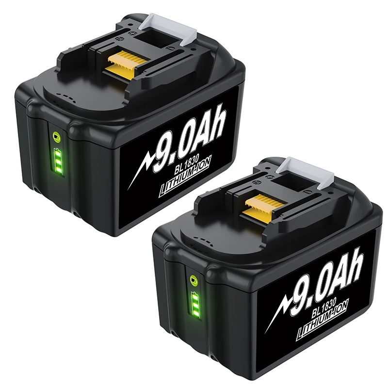Battool Oplaadbare 18V 3.0/4.0/6.0/9.0Ah Li-Ion Batterij Voor Makita BL1830 BL1815 BL1860 BL1840 Vervanging power Tool Batterij