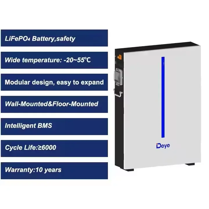 Deye Solar Battery ESS RW-M6.1-B 51.2V 120Ah نظام بطارية تخزين الطاقة الشمسية