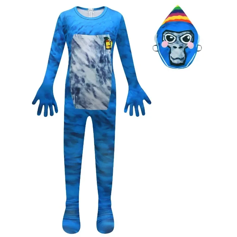 Halloween cosplay costume da gioco gorilla per bambini carnival kids party animal Tag body ragazzi ragazze performance collant Onesies