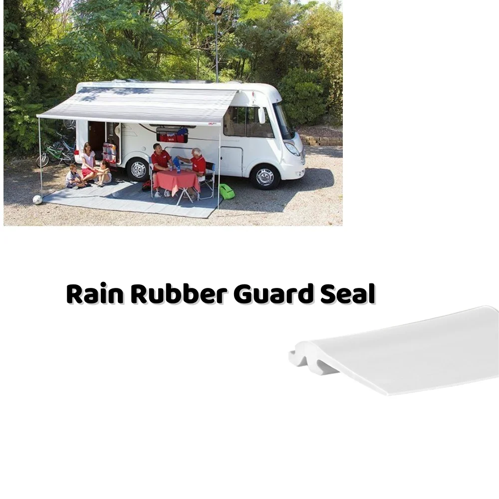 

1m Awning Rain Rubber Guard Seal Caravan Awning Curved Walls Adapter Camping Accessories Sold Per Meter For Fiamma F45 F70