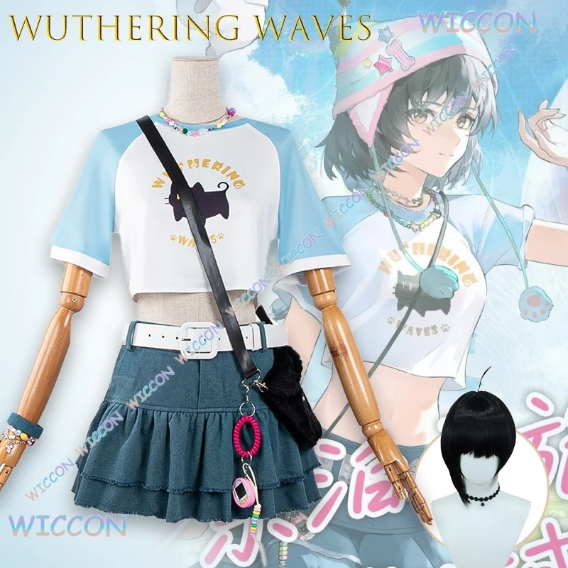 

OHaYo/аниме игровой персонаж Wuthering Waves 1st Anniversary Rover Косплей Костюм Полный комплект наряд Регулируемая игра на Хэллоуин Chris
