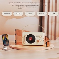 Portable retro Bluetooth speaker Xiaomi multifunctional small speaker Valentine's Day gift New Year gift camping party special