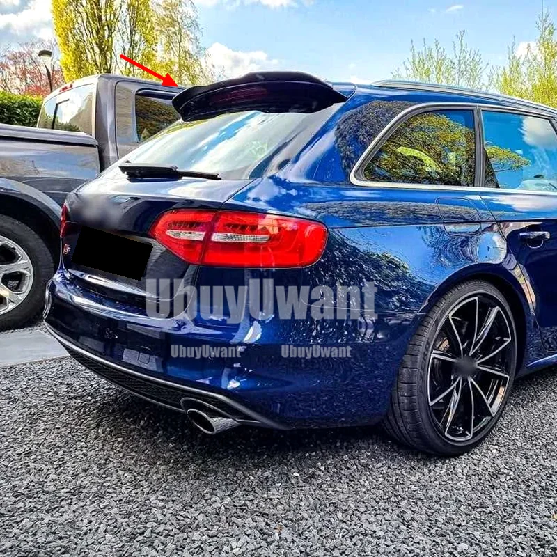 RS4 Dachspoiler für Audi A4 B8 Avant _ Allroad 2008–2016, ABS-Kunststoff-Spoiler, Heckflügel, Auto-Heckflügel, Dekoration, A4 B8 Allroad