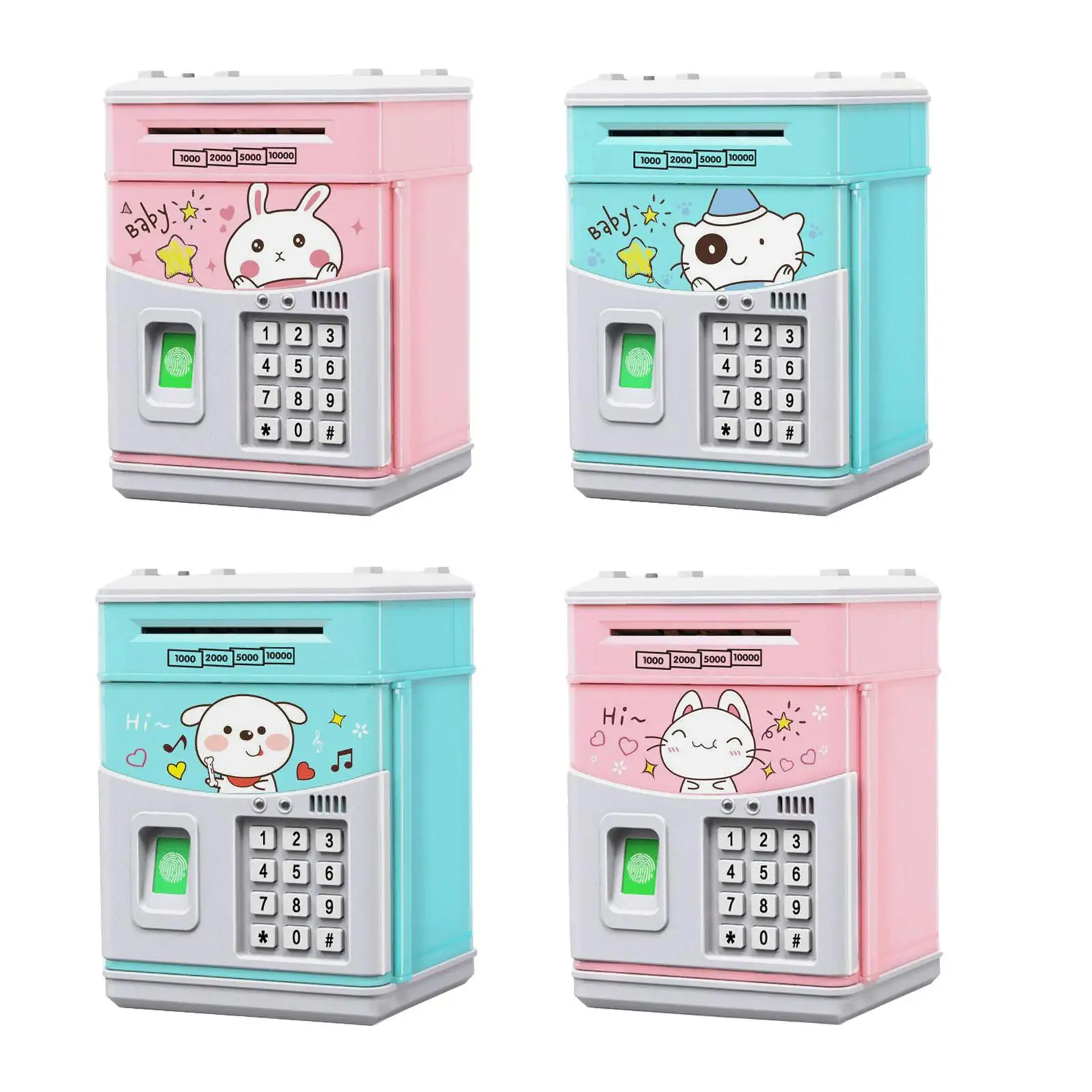 ATM Piggy Saving Box Wachtwoordbeveiliging Automatische deuropening met muziekliedjes