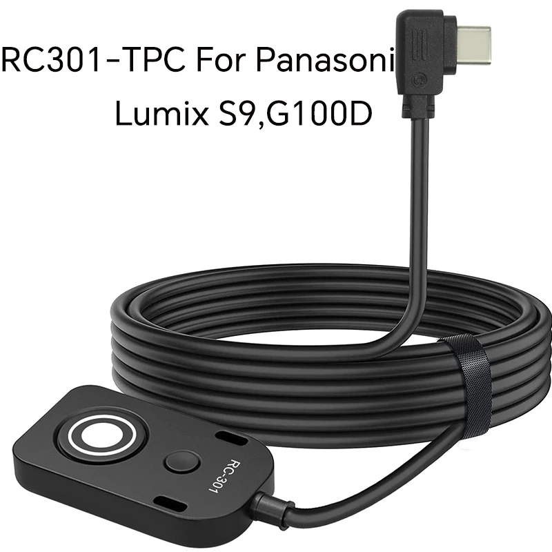 RC301-Tipo-c para Panasoni Lumix S9,G100D accesorios de cámara y vídeo Control remoto Cable de Control remoto de liberación de obturador