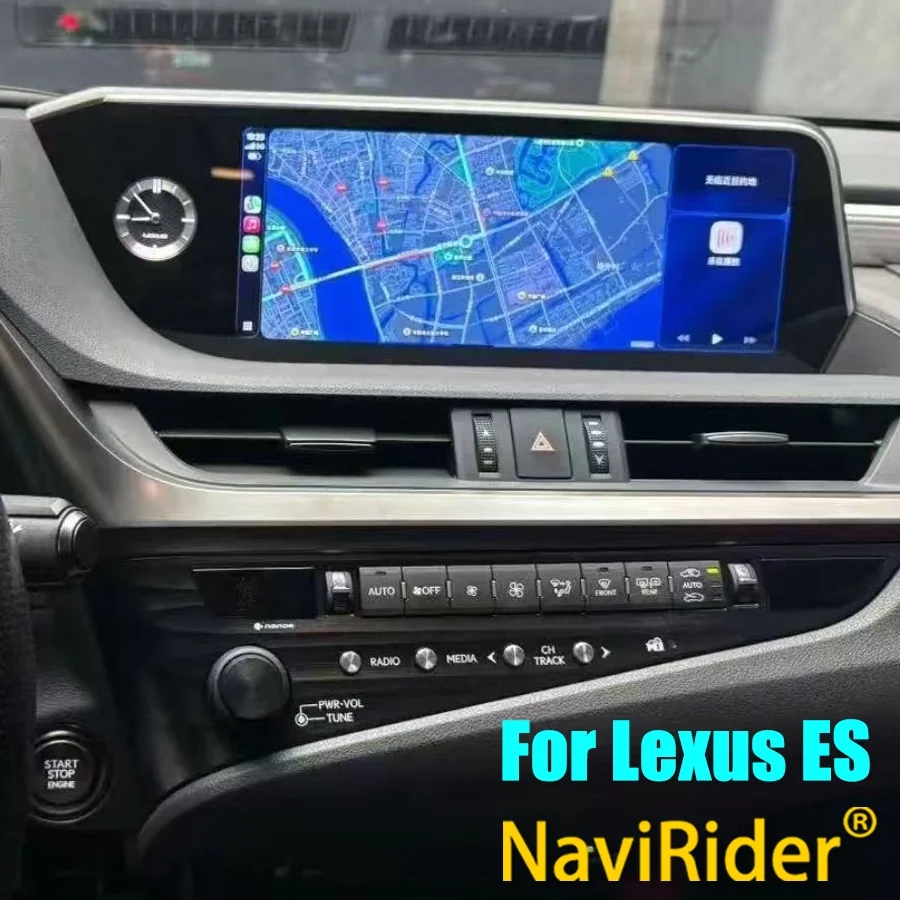 

Для Lexus ES ES350H ES250 ES350 ES300H 2018-2022: Беспроводной мультимедийный CarPlay, 12.3-дюймовый экран, Android 15, автомобильное радио, DSP HU