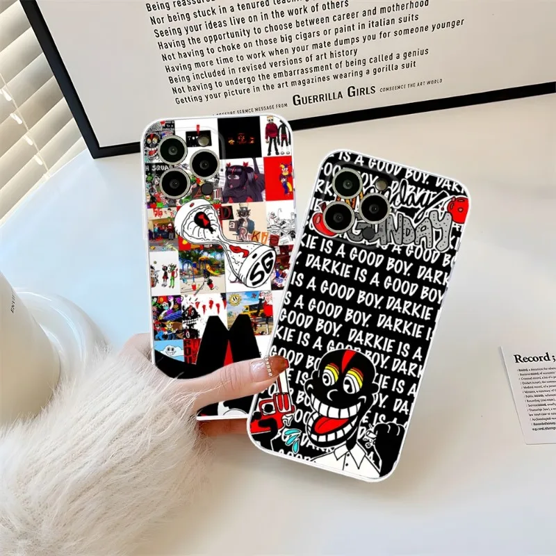 Lil Darkie Where Is Darkie Phone Case 2023 Hot Transparent For Iphone 14Pro 11 12 14 Pro Max Mini 6 6s 7 8 Plus X XR XS SE2020