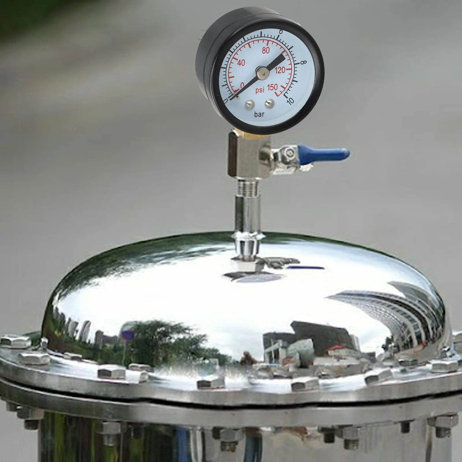 Filter Pressure Gauge Mechanical Pointers for Precise Oil and Water Measurement in Various Environments  Filter