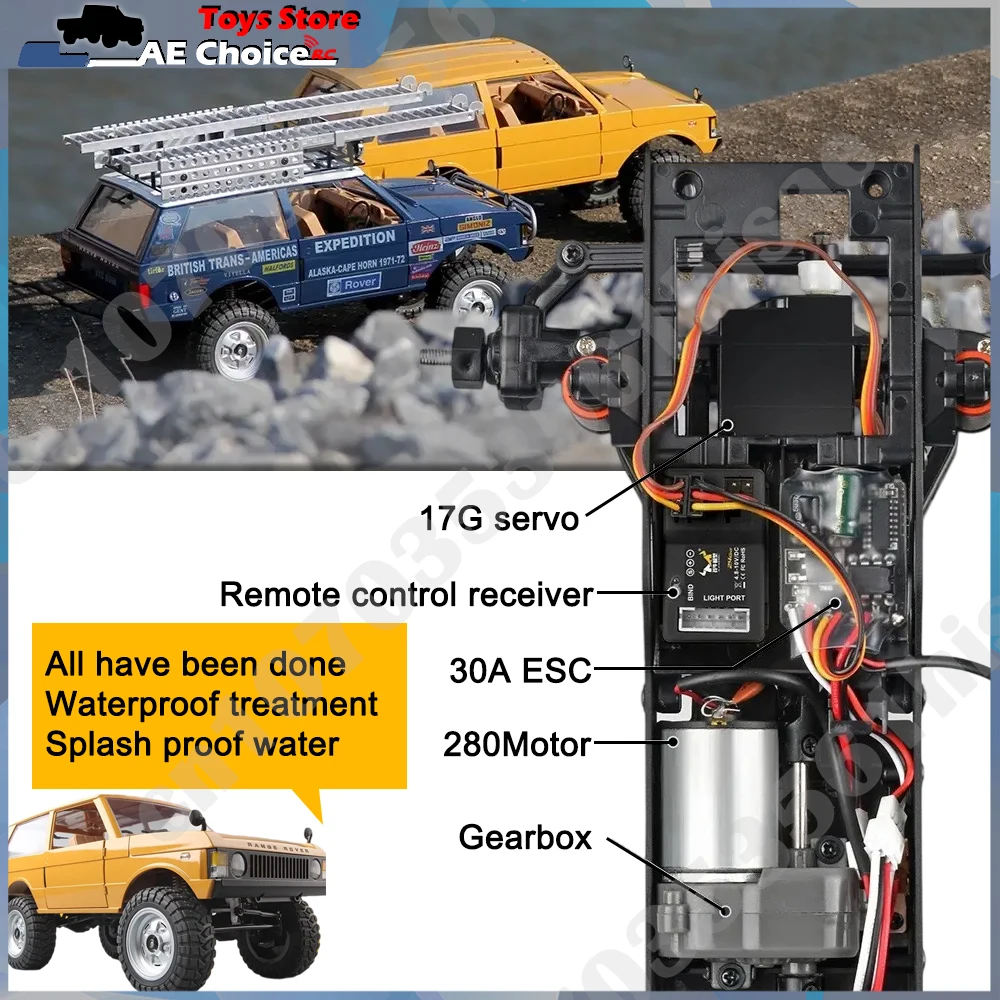 MN168 1:12 Pełnowymiarowy model MN Wersja RTR Samochód RC 2.4G 4WD 280 Silnik proporcjonalny Off-Road RC Samochód zdalnie sterowany dla chłopców