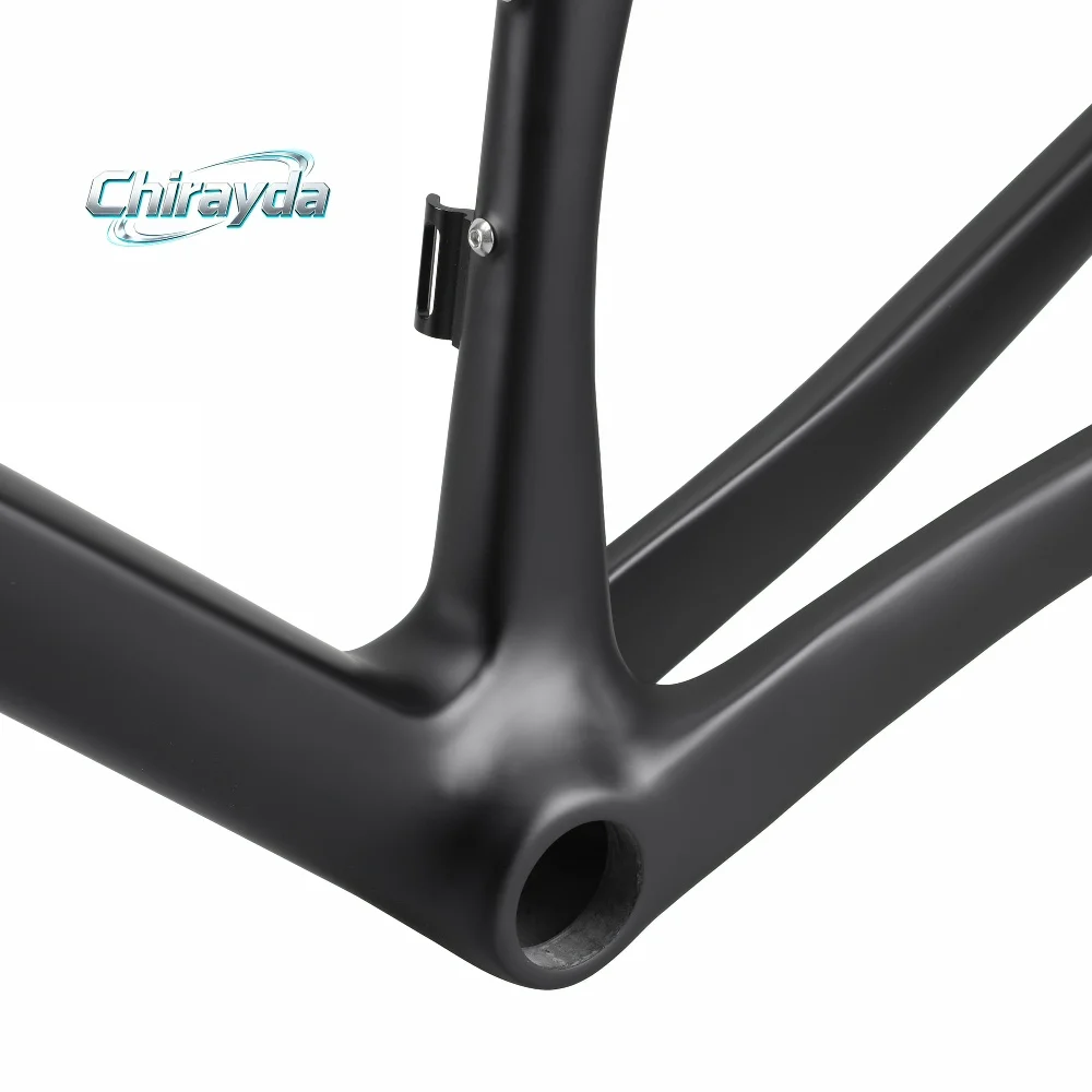 Chirayda 2025 Carbon Fiber Road Bike Frame T1100 Toray 49-58cm Full Internal Cable Routing Disc Brake 700*38C New Model view 5