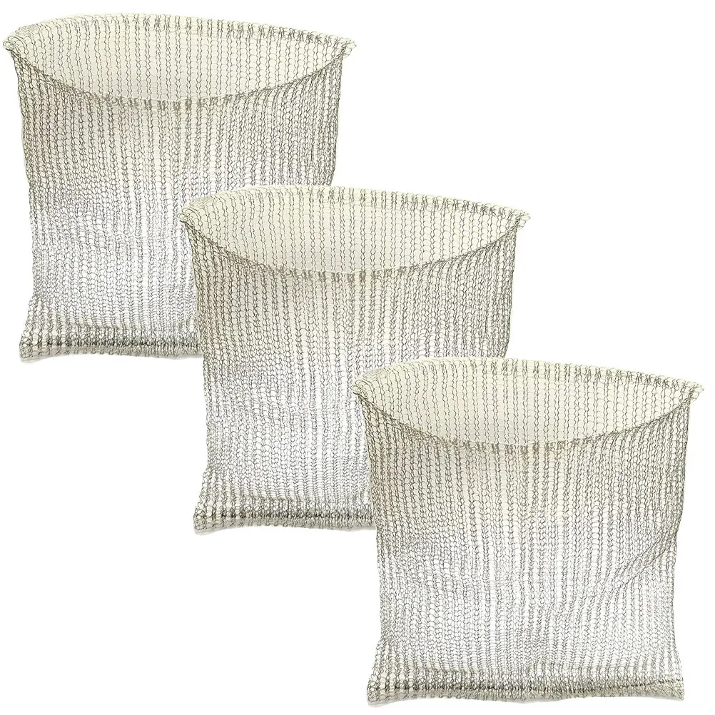 3Pcs Stainless Steel Plant Root Guard Baskets Heavy Duty Mesh Protective Net Outdoor Root Protection Mesh Bags for Gardening