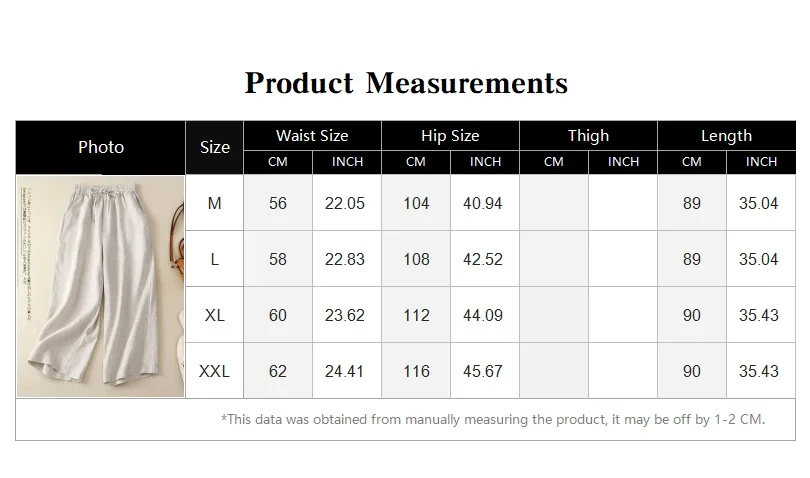 Cotton LinenCasual Solid Lace Up Elastic High Waist Loose Wide Leg Women's Pants Ankle-Length Pants For Women Clothing Fashion