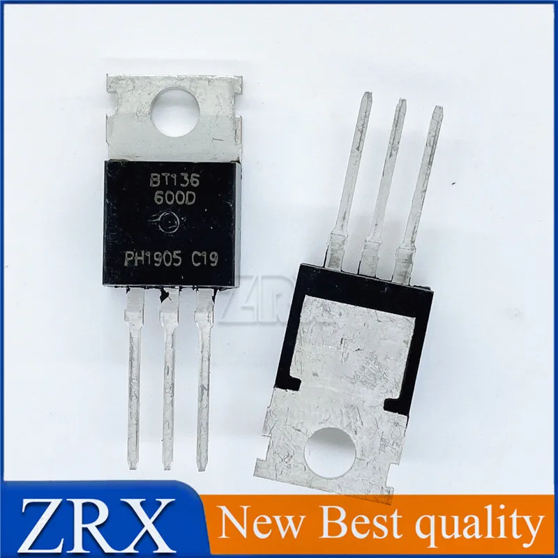 5Pcs/Lot New original  BT136-600D  BT136-600E   bidirectional thyristor switch In Stock