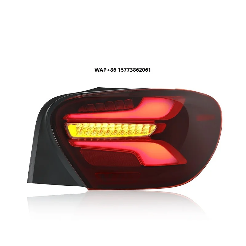 

LED Driving Light Running Water Light New for M-Bz A-Class W176 2013-2018 Taillight Assembly Clear Lens 12V