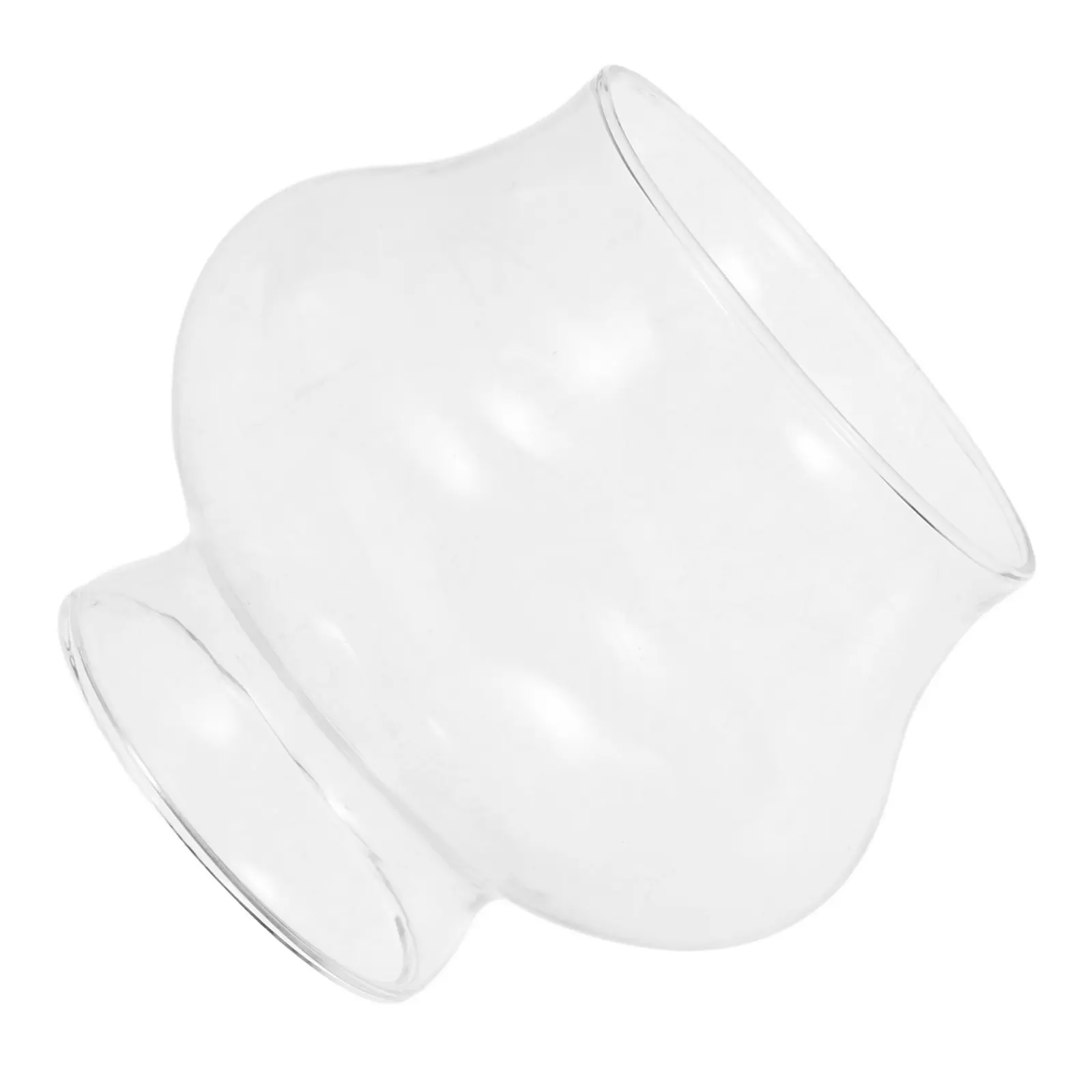Clear Glass Oil Lamp Shade Windproof Lampshade Small Lightweight Easy Carry Replacement Lampshade