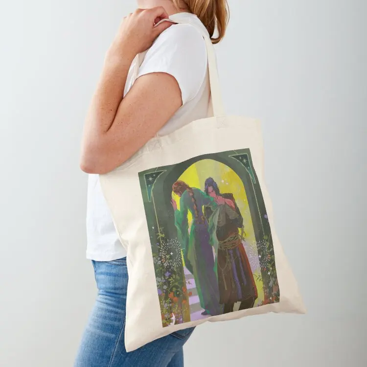 Reylo - The Meeting on the Turret Stairs Tote Bag tote bags aesthetic custom fabric bag shopper bag women