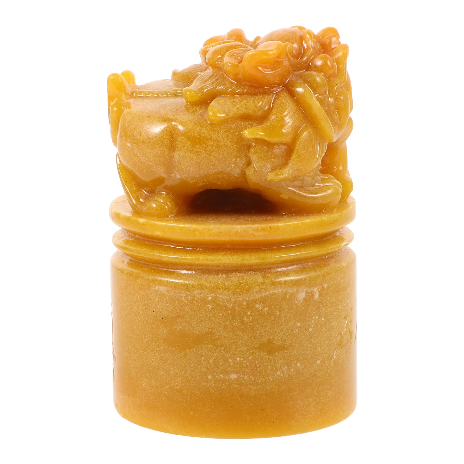 

Stone Stamp for DIY Name Seal Carving Craft Chinese Style Ink Pad Compatible Blank Stamper for Painting Calligraphy Art Projects