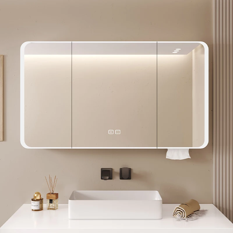 

Nordic Intelligent Bathroom Cabinets Multifunctional Touch Bathroom Cabinets Designer Home Furniture Compartiment HBMC