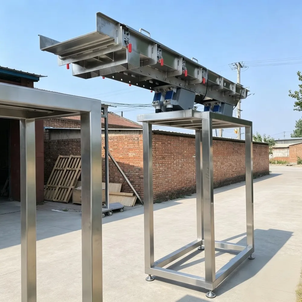 High-End Customizable DSW Elevated Screening Feeder with Sieve Design Efficient Material Handling
