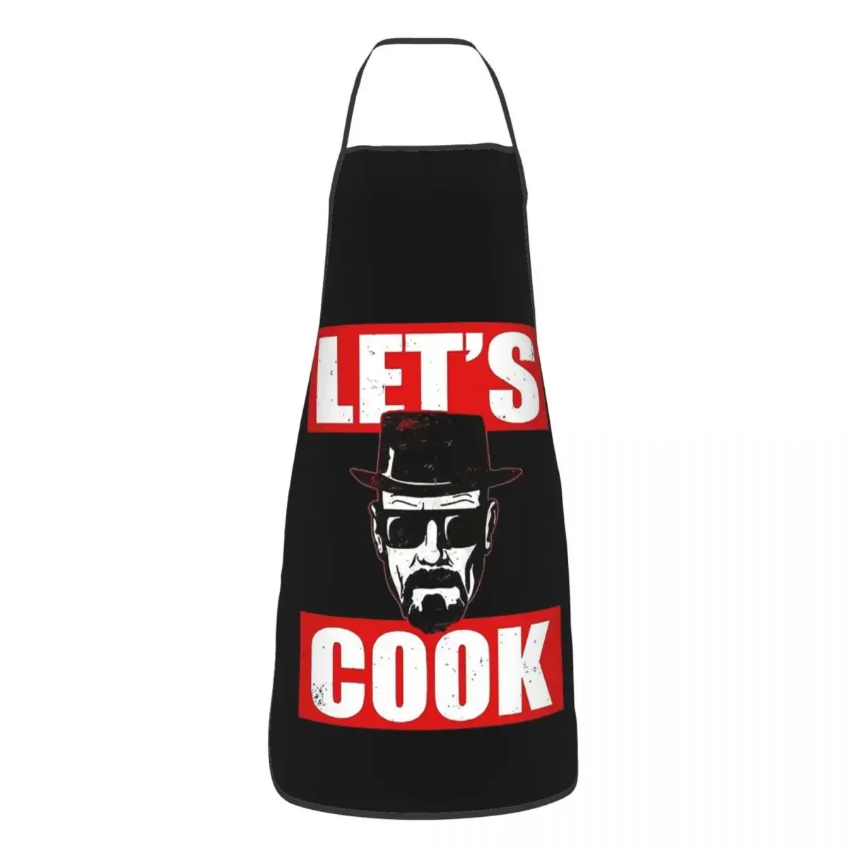 Let's Cook Bad-Heisenberg Aprons Chef Cooking Baking Tablier Sleeveless Bib Kitchen Cleaning Pinafore for Women Men Gardening