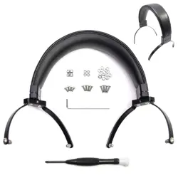 Lambskin Real Leather Full Metal Headband Compatible with Audeze LCD-2,LCD-2C,LCD-3,LCD-4,LCD-4Z,LCD-MX4,LCD-X,LCD-XC Headphone