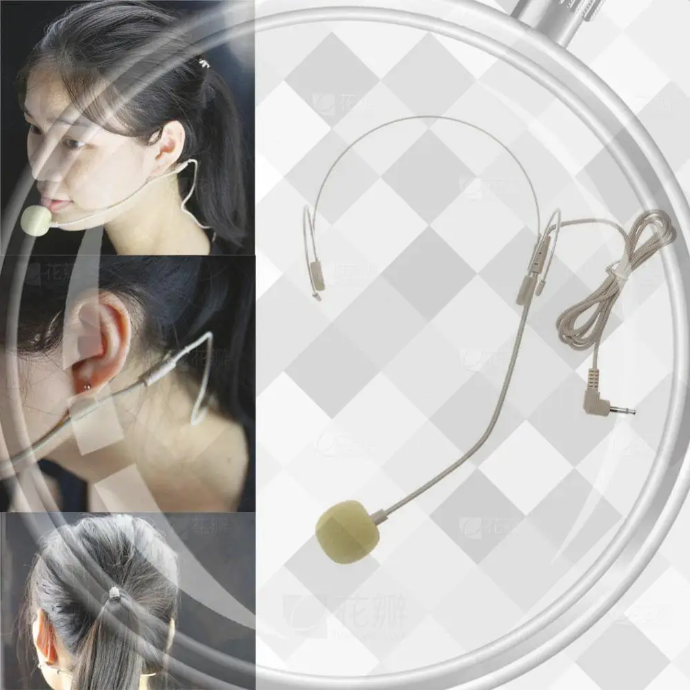 

Невидимый микрофон для гарнитуры телесного цвета для сценических динамиков, усилителей, телевизоров