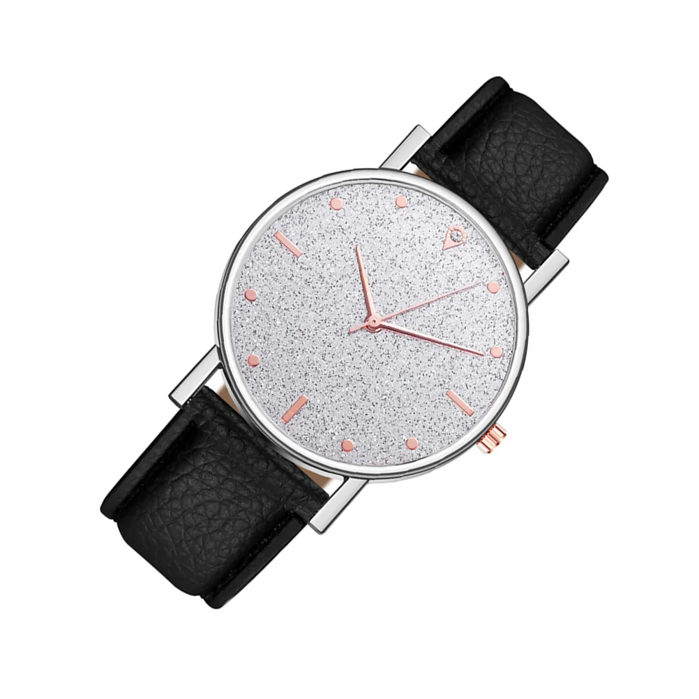 

1 pc Women Alloy Glass Quartz Wristwatch Adjustable Belt Fashion Lady Timepiece Durable Business Leisure Wear