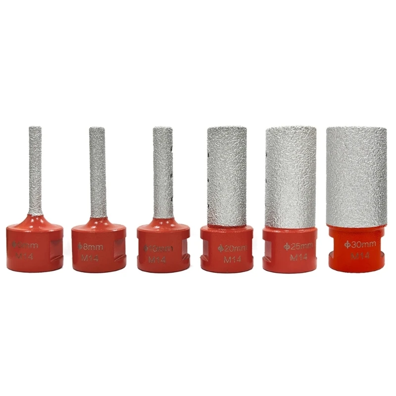 

M14 Diamonds Finger Milling Bits for Existing Holes Enlarging Shaping Trimming in Tile Marble Glass Ceramic