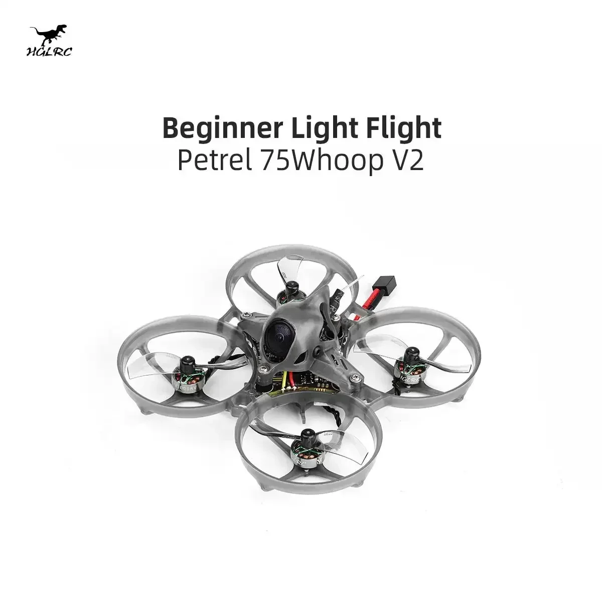 

HGLRC Petrel 75Whoop V2 — бесщеточный Tinywhoop Quad SPECTER 10A AIO 0802 21000KV