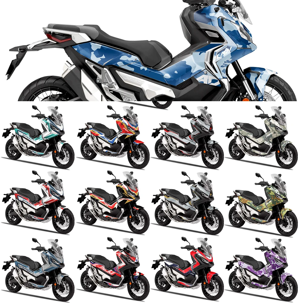 For Honda X-ADV 750 XADV 750 2017 - 2020 Motorcycle Graphics Sticker Body Change Color Film Full Fairing Protector Decals  Kit