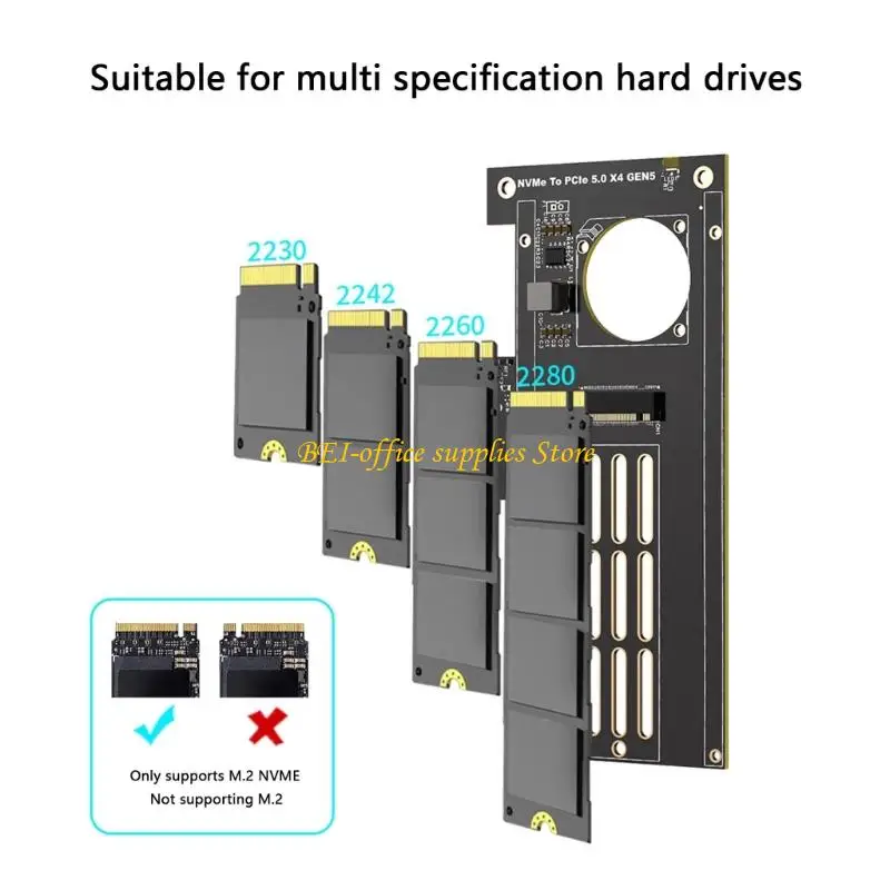 

A9LC Enhances Data Processing PCIe5.0 to NVMe2.0 Adapter Card Performances Enhancer