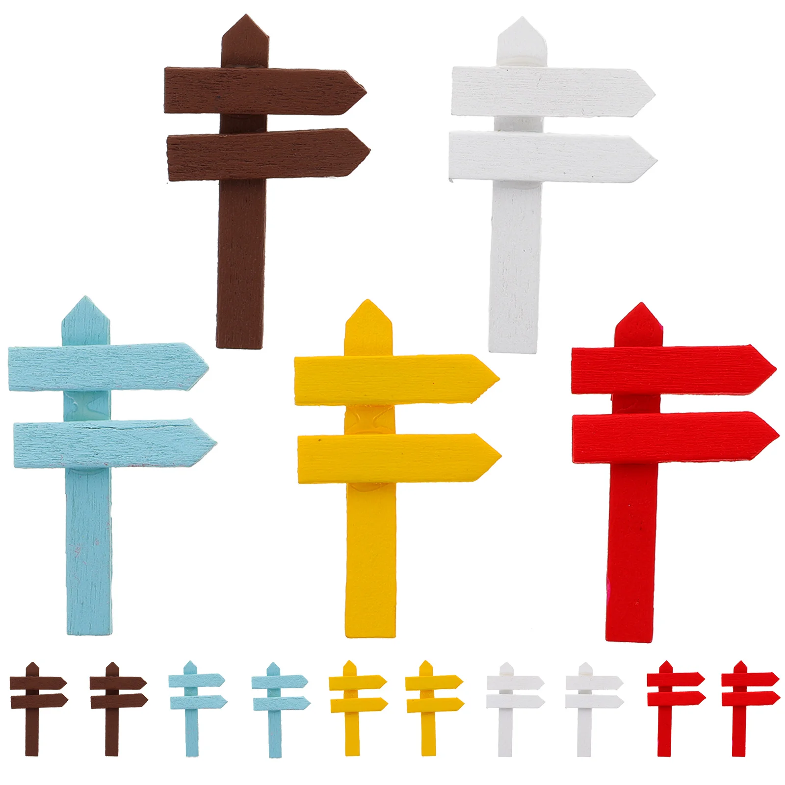 25 قطعة سياج صغير خشبي مصغر حديقة أداة زخرفة Diy بها بنفسك ديكور منزل حديقة صغيرة اكسسوارات الخشب الحرفية #3