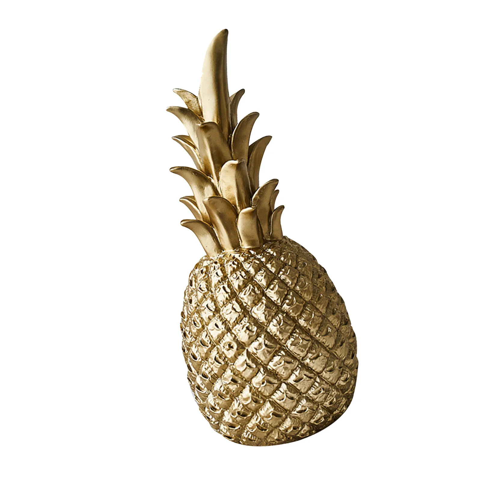 

Modern Resin Pineapple Golden Small Rustic Decoration Home Desktop Wedding Shower Coffee Table Gift Ornament Resin Pineapple