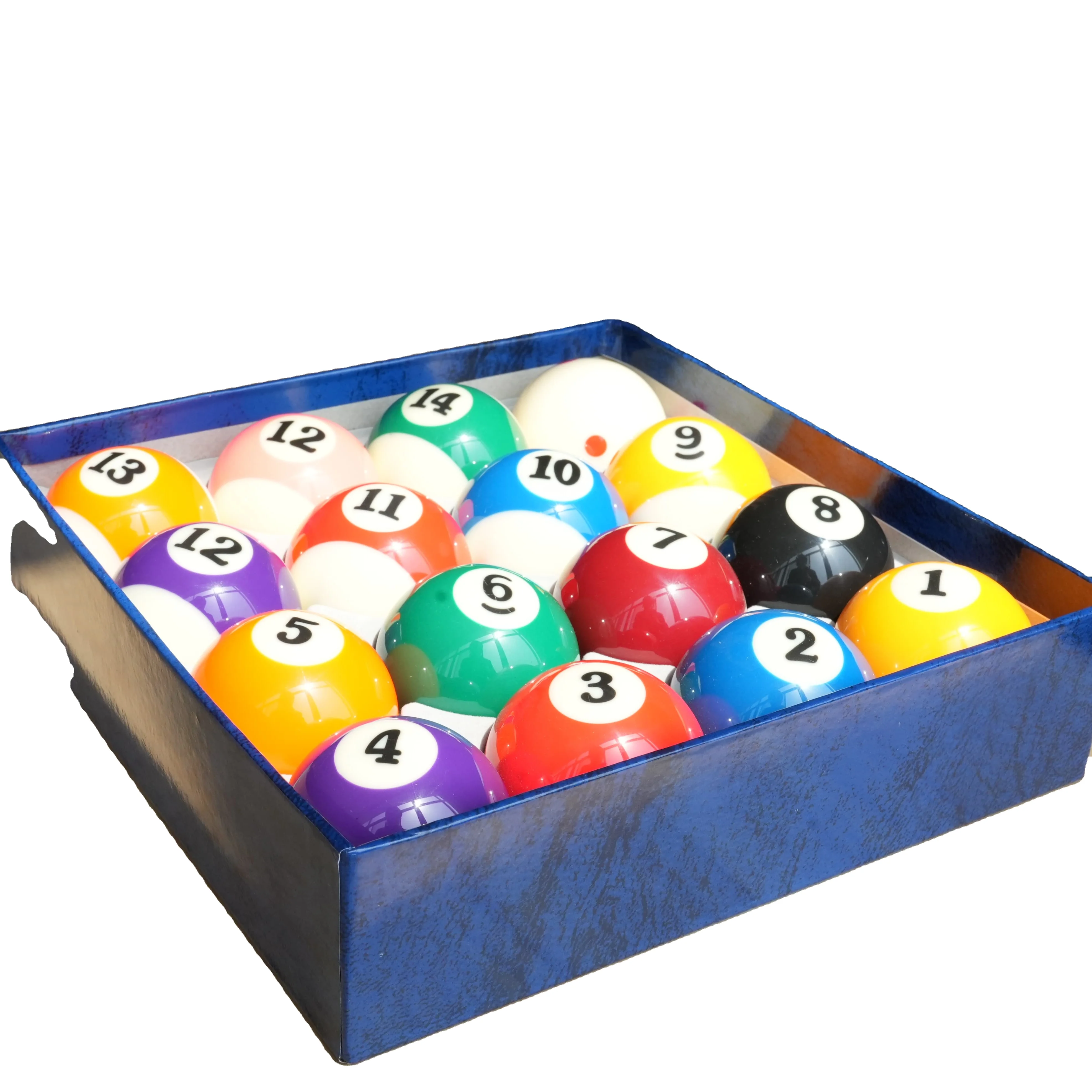 

High-grade American 16 Pcs Fancy Style Regular Size Snooker Billiard Balls Set Complete Pool Table Accessories