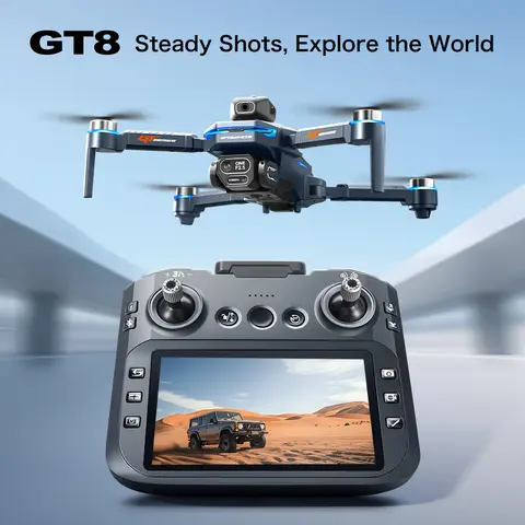 NEW GT8 Drone HD Aerial Photography Intelligent Obstacle Avoidance Smart Hover Helicopter 360° Flip Remote Control Quadcopter