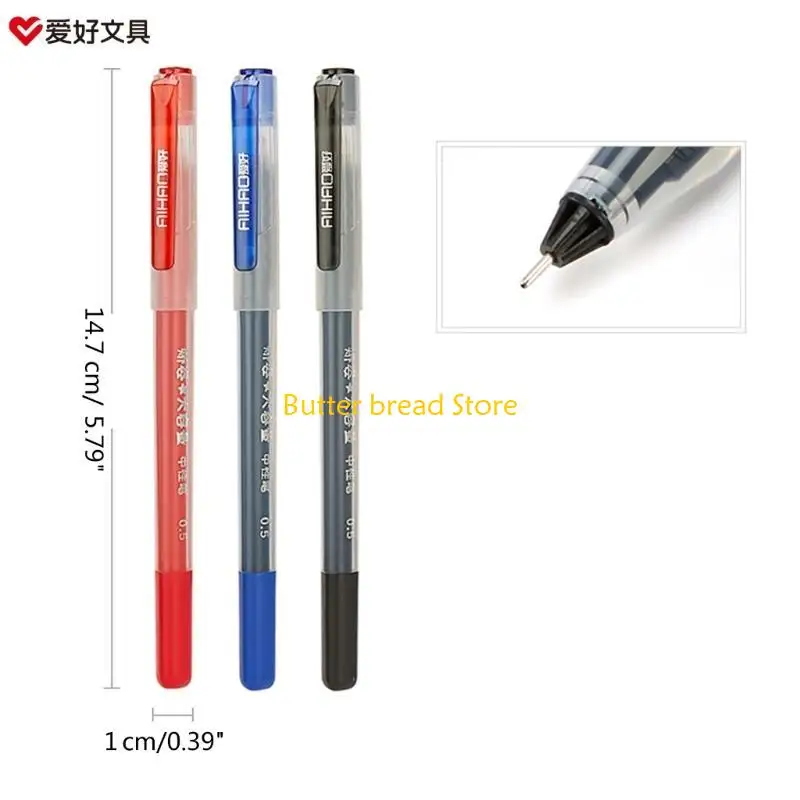 W89C 0,5 mm wyjątkowo cienkie długopisy z płynnych atramentowych pąki Ball Punktowe długopisy do biura