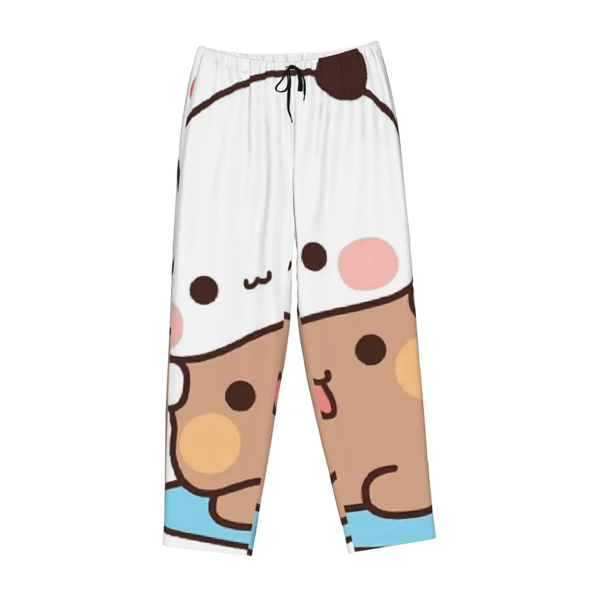 

Женские пижамные брюки с карманами и принтом медведя и панды Бубу Дуду, для дома и сна