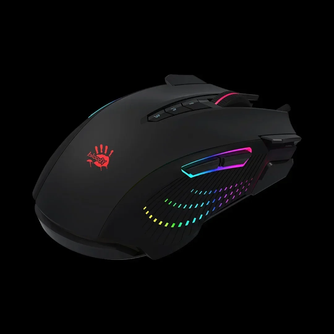 Wired Mouse A4TECH Bloody J90s E-Sports Gaming Mouse Macro Programming RGB Light Gaming Laptops Accessories PC Gamer Gifts