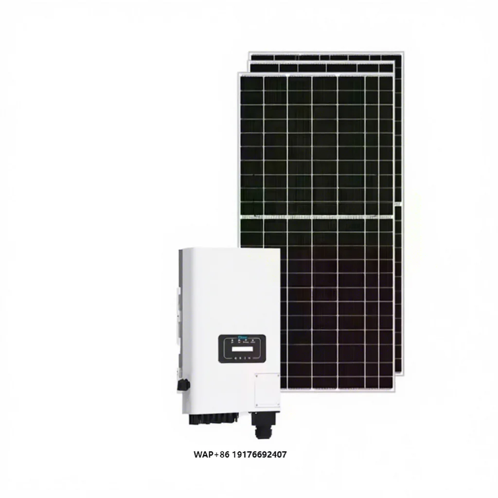 Complete Kit 25KW On-Grid Solar System  Deye Inverter Power Generator with Big Size Solar Panels