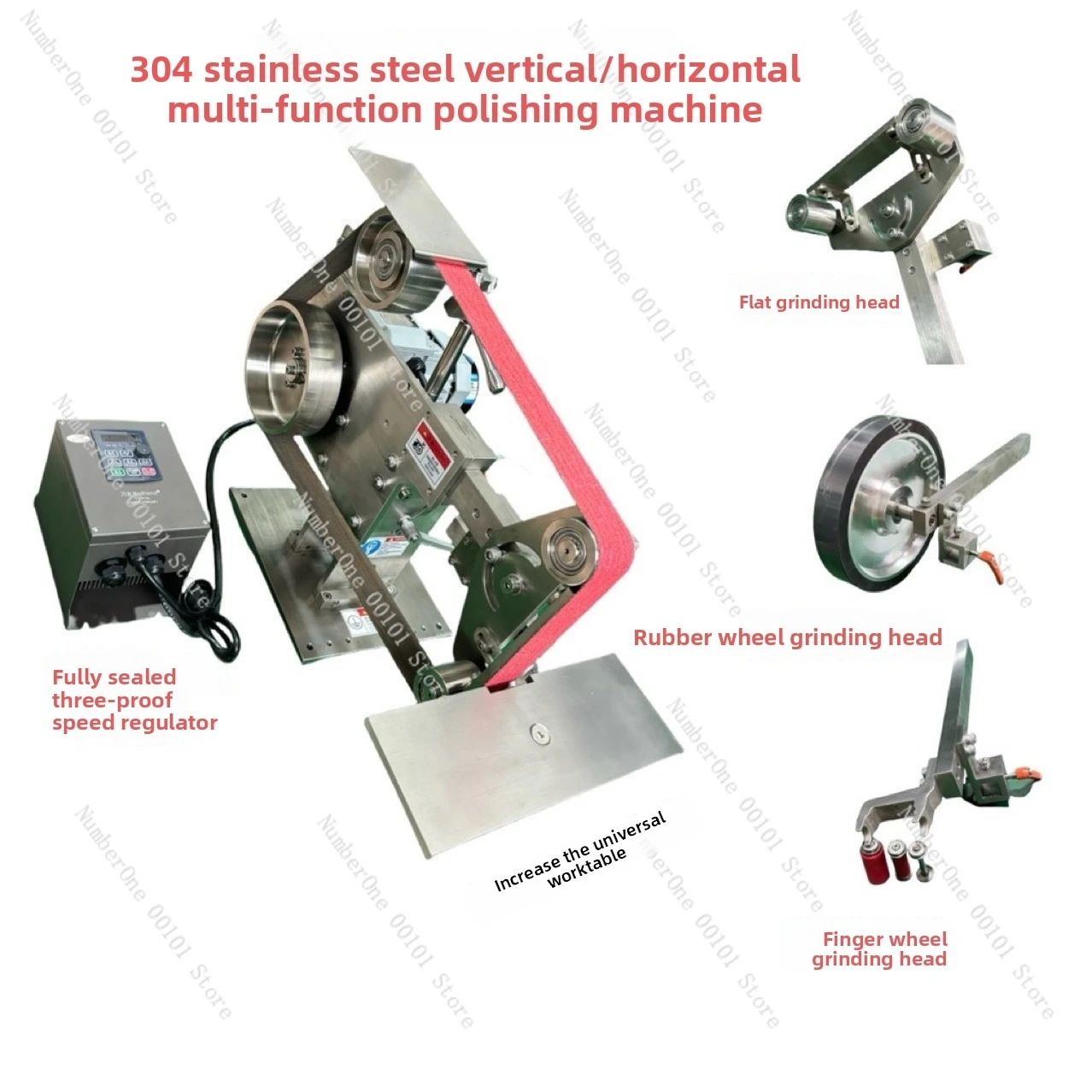 Stainless steel belt grinder polishing machine cutter sharpener outlet 72 × 2 belt grinder DIY grinding and polishing