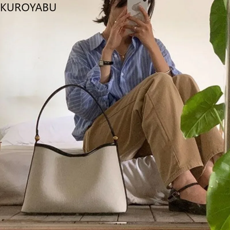 Vintage Korean Women Shoulder Bag Cotton Canvas Handbag Fashion Casual Messenger Bags Bolsos Para Mujeres Tendencia 2024 49A967